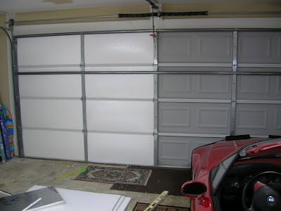 Garage Insulation, Casa Garage, Garage Door Insulation, Garage Remodel, Garage Shed, Garage Work Bench, Garage Conversion, Door Insulation, Garage Makeover