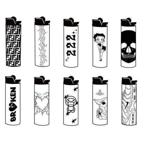 Kawaii Tattoo Stencil, Lighter Tattoo Ideas, Lighter Tattoo Minimalist, Bic Lighter Tattoo, Lighter Tattoos, Lighter Sketch, Lighter Paintings Ideas, Tattoos Parejas, Lighter Tattoo