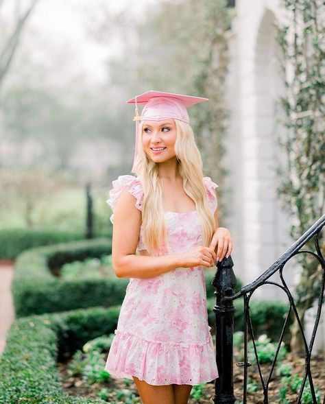 All Posts • Instagram Pink Cap And Gown, Pink Graduation Party, Spring Senior Pictures, Cap And Gown Pictures, Senior Photoshoot Poses, Graduation Photography Poses, Pink Cap, Graduation Photography, Grad Pics