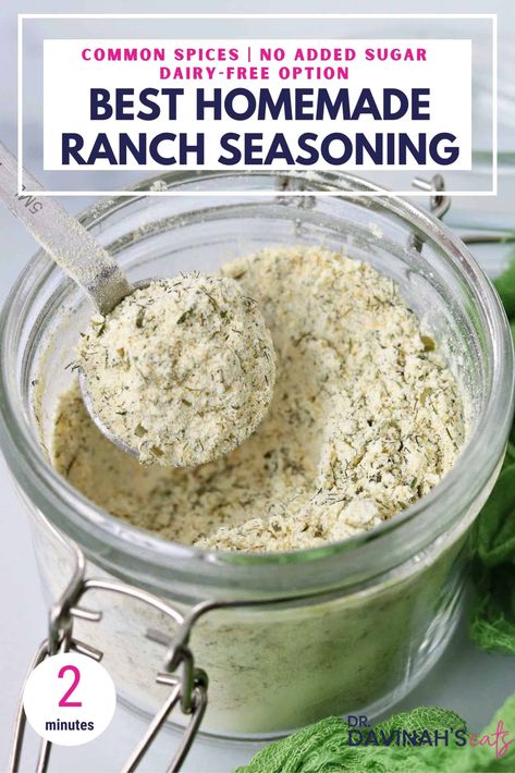 Ranch Seasoning Mix Recipes, Best Homemade Ranch, Ranch Dressing Mix Recipe, Buttermilk Ranch Dressing Recipe, Homemade Ranch Dressing Mix, Powdered Ranch Dressing, Ranch Seasoning Recipes, Keto Dips, Buttermilk Powder