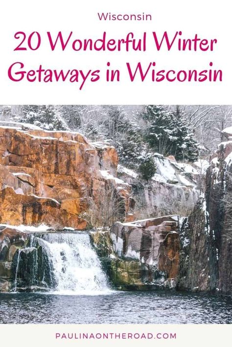 A selection of the best Wisconsin weekend getaways in winter including skiing, shopping and indoor fun. Incl. great winter getaways in Wisconsin with kids or couples. Winter In Wisconsin, Wisconsin Winter Getaways, Wisconsin Weekend Getaways, Midwest Winter Getaways, Christmas In Wisconsin, Wisconsin In Winter, Wisconsin Getaways, Things To Do In Wisconsin, Midwest Weekend Getaways