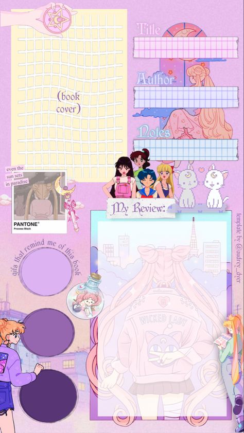 Currently Reading Template, Reviews Template Instagram, Bookish Templates, Freebies Stickers, Monthly Recap, Planner Freebies, Reading Template, Bookstagram Ideas, Sailor Moon Inspired