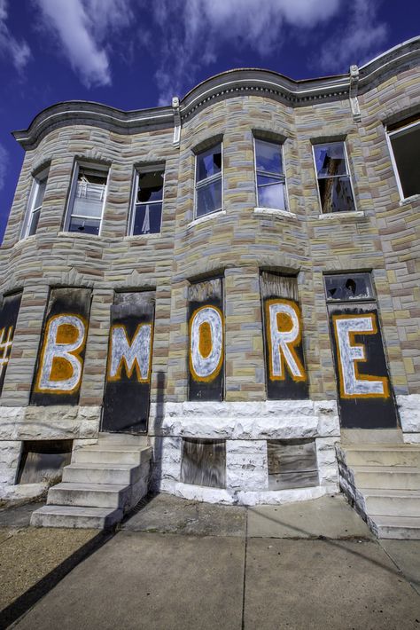 https://flic.kr/p/24bN5fs | B-more in Baltimore  #baltimore #rowhouse #bmore #bmrepositive #mural #grafitti #formstone #street #streetart Baltimore Rowhouse, Baltimore Street, Foreclosed Homes, Row House, Reference Photos, Street Scenes, Baltimore, The Row, Street Art