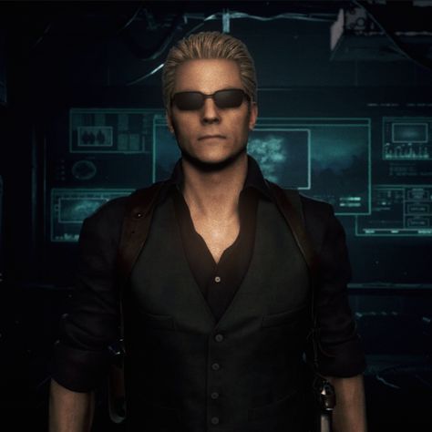 wesker Albert Wesker, Resident Evil Collection, Rich Boy, Johnny Cage, Fictional Men, Mad Scientist, Resident Evil, What If, Black