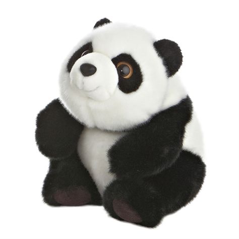 Animal Traits, Panda Stuffed Animal, Panda Plush, Happy Panda, Hugs And Cuddles, Panda Bears, Cuddle Buddy, Baby Panda, Cute Stuffed Animals