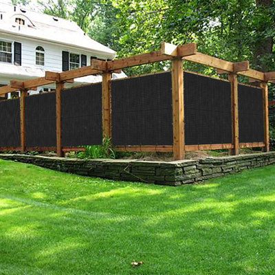 MESH FENCE: Our Heavy-Duty tarps protect anything even in heavy weather. Custom tarpaulins are 100% Weather Resistant. Wind passes through our custom mesh tarps. Close-knit mesh keeps out prying eyes without the hassles of taking down tarps on windy days. Mesh tarps look great on a chain-link fence. Size: 72" H x 120" W x 1" D | Covers & All Heavy Duty Multipurpose Privacy Fence Screen, UV & Weather Resistant for Balcony, Garden, Swimming Pool 72.0 H x 120.0 W x 1.0 D in Green | 72" H x 120" W x Lattice Privacy Fence, Fence Screen, Privacy Fence Screen, Deck Privacy, Country Fences, Garden Swimming Pool, Front Garden Landscape, Fence Screening, Outdoor Privacy