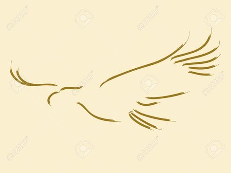 Simple sketch of a soaring eagle Stock Vector - 40932426 One Line Eagle Tattoo, Simple Eagle Drawing, Eagles Wings Tattoo, Eagle Wings Drawing, Eagle Tattoo Simple, Eagle Drawing Simple, Simple Eagle Tattoo, Eagle Drawing Easy, Eagle Outline