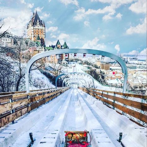 Quebec | Montreal | Frontenac on Instagram: “Winter Carnival has been part of Quebec City’s tourism since 1954 and it is one of the world’s largest winter carnivals. We��’re excited to…” Quebec City Christmas, Canada In Winter, Things To Do In Canada, Quebec City Winter, Things To Do In Quebec, Quebec Winter, Quebec City Canada, Road Trip Activities, Old Quebec