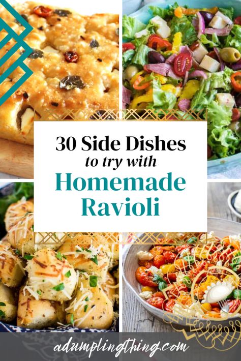 Side For Ravioli, What To Serve With Ravioli Dinners, Side Dishes For Ravioli Dinners, Side Dishes For Ravioli, Toasted Ravioli Meal, What To Eat With Ravioli, What To Serve With Butternut Squash Ravioli, Sides For Ravioli Dinner, Ravioli Dinner Ideas Meals