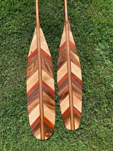 Made My Best Friend And His New Wife Matching Canoe Paddles For Their Wedding Canoe Paddle Designs, Paddle Designs, Canoe Paddles, Wood Canoe, Cherry Tea, Meditation Bench, Carpentry And Joinery, Canoe Paddle, Diy Wooden Projects