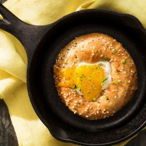 Egg In The Hole, Mexican Brunch, Fresco Cheese, Queso Fresco Cheese, Whole Wheat Bagel, Delicious Donuts, Camping Recipes, Queso Fresco, Delicious Breakfast