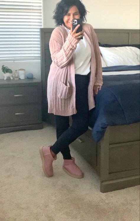 #pinkboots #pinkuggs #pinksugaruggs #ultraminiuggs #ultraminipinkuggs #pinkchenille #pinkcardigan #chenillecardigan #coldweather #cozy #chunkysweater #minipinkboots 

Follow my shop @trishvan99 on the @shop.LTK app to shop this post and get my exclusive app-only content!

#liketkit #LTKshoecrush #LTKHoliday #LTKSeasonal
@shop.ltk
https://liketk.it/3Uvlk Pink Ultra Mini Uggs, Mini Boots Outfit, Ugg Mini Boots Outfit, Ultra Mini Uggs, Mini Ugg Boots, Ugg Mini Boots, Mini Uggs, Pink Uggs, Mini Boots