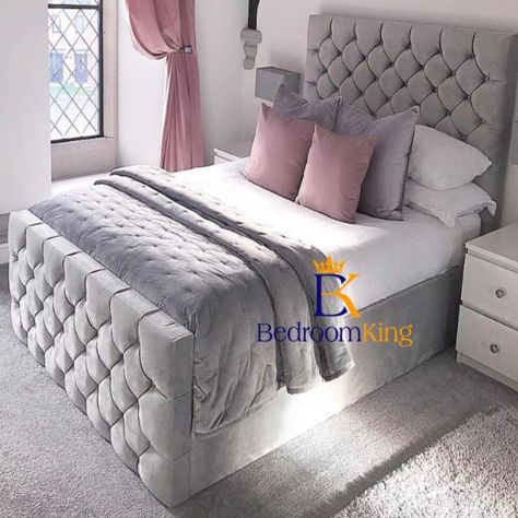 Popular Beds, Luxury Bed Frames, Chesterfield Bed, French Headboard, Sleigh Bed Frame, Stairs And Doors, Handcrafted Bed, Frame Bed, Bespoke Beds