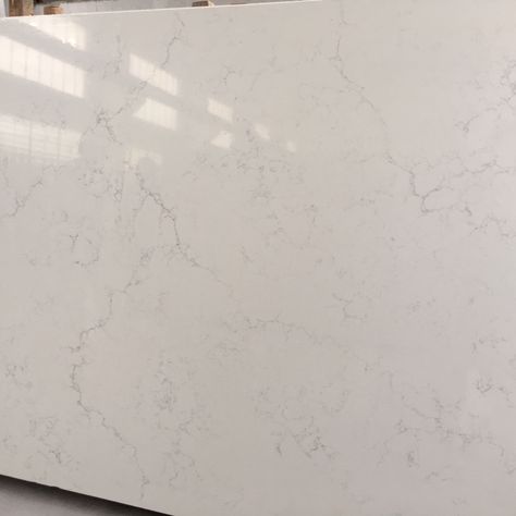 Carrara Venatino CQ 3CM Quartz Slabs & Countertops | Cosmos Granite Quartz Slabs Counter Tops, Condo Makeover, Copper Countertops, Caesarstone Countertop, Porcelain Countertops, Carrara Quartz, Marble Resin, White Quartz Counter, White Living Room Decor