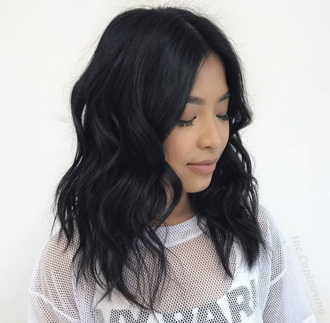 Dark Brown Hair Balayage, Short Dark Hair, Ginger Hair Color, Hair Therapy, Hairstyles For Layered Hair, Long Hair Color, Brown Hair Balayage, Hairdos For Curly Hair, Work Hairstyles