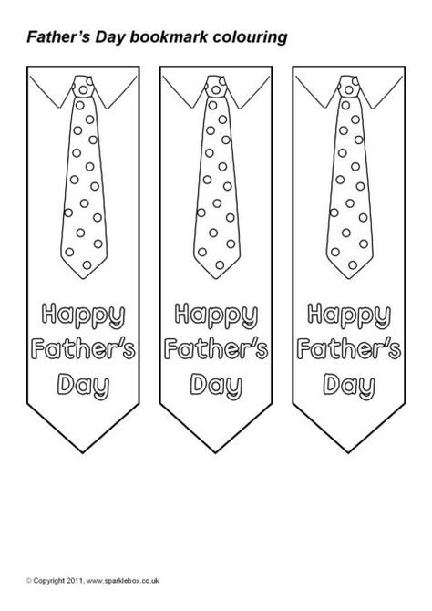 Father’s Day Colouring Bookmarks (SB5623) - SparkleBox Colouring Bookmarks, Father's Day Card Template, Lézervágott Fa, Kids Fathers Day Crafts, Diy Father's Day Crafts, Fathersday Crafts, Fathers Day Coloring Page, Fathers Day Art, Father's Day Activities