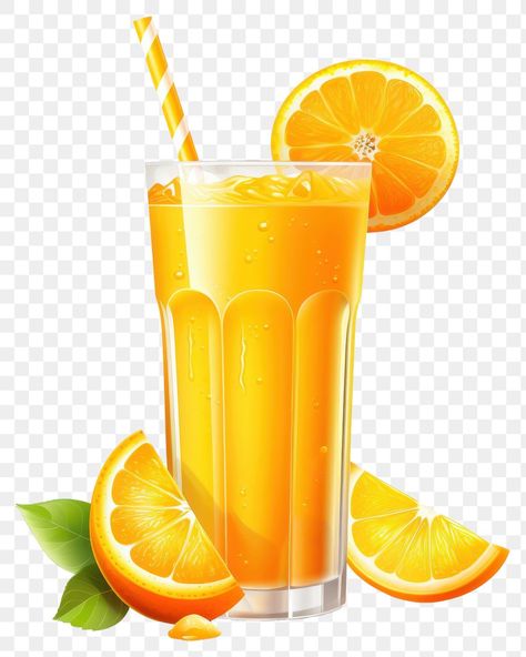 Orange Juice Photography, Ice Png, Juice Png, Cream Photography, Ice Cream Photography, Orange Smoothie, Juice Glass, Orange Soda, Fruit Drinks