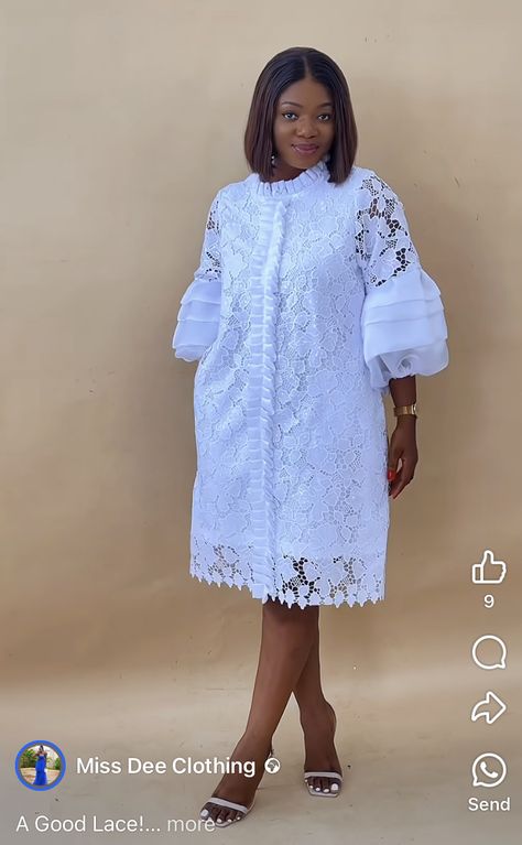 African Dresses For Women Lace, Latest Cord Lace Gown Styles, Latest Lace Styles For Wedding, Latest Cord Lace Styles, Afro Wedding, White Lace Dress Outfit, Maternity Lace Dress, Gown Ankara, Boubou Styles