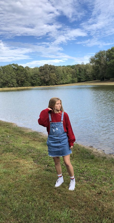 Rainbow Socks Outfit, Mid Socks Outfit, Socks Outfit, Rainbow Socks, Sock Outfits, 90s Outfit, Cute Fall Outfits, Overall Shorts, Overalls