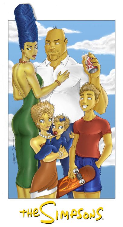 The Simpsons Image Girly, The Simpsons Family, Realistic Cartoons, Okay Okay, Simpsons Art, Male Character, The Simpsons, Cool Artwork, Cartoon Characters