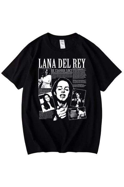 Lana Del Rey Tshirt, Lana Del Rey Shirt, Lana Del Rey Outfits, Lana Del Rey Ultraviolence, Rap Shirt, T Shorts, Aesthetic T Shirts, Light Pink Color, Indie Fashion