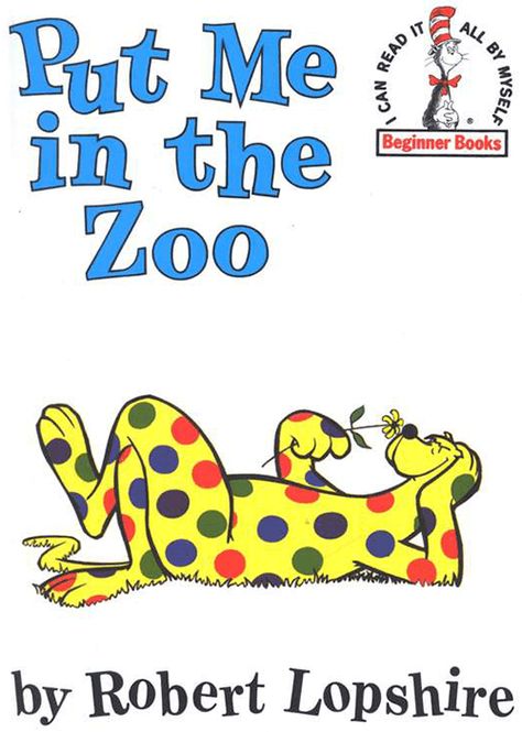 Put Me in the Zoo by Robert Lopshire is a fun book to read for Dr. Seuss Week (or any day of the year). The book, originally published in 1960, has withstood the test of time as a favorite book for exploring colors with kids. Pair the book with assorted colors of Wikki Stix for Zoo Book, Dr. Seuss Book, Dr Seuss Books, Beginner Books, In The Zoo, Dr Suess, Best Books To Read, Little Golden Books, The Zoo