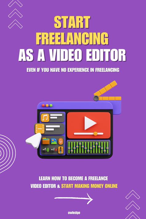 How to become a freelance video editor? Hard Skills, Freelance Editing, Freelance Photography, Make Video, Freelance Business, Freelance Work, Flexible Working, You Better Work, Job Board