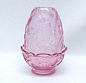 Fairy Candle, Strawberry Fairy, Jewelry Vanity, Fenton Lamps, Halloween Valentines, Mini Oil Lamp, Fairy Lamps, Strawberry Candle, Vintage Glass Candle Holders