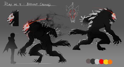 Rwby Grimm, Rwby Characters, Beast Creature, Rwby Fanart, Fantasy Beasts, 다크 판타지, Monster Concept Art, Creature Drawings, Fantasy Creatures Art