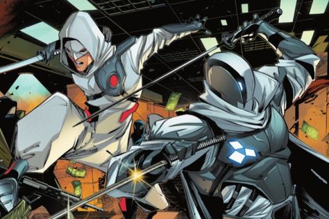 phantom-one & ghost-maker, batman incorporated (2022) vol.3 Ghost Maker, Superhero Fanart, Dc Batfamily, Ghost Comic, Jojo Pose, Hero Villain, A Robin, Dc Comics Superheroes, Auto Motor