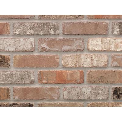 Brick look Tile at Lowes.com Brick Backsplash Kitchen, Patterned Wall Tiles, Brick Face, Faux Brick Panels, Brick Floor, Brick Look Tile, Rustic Tile, Brick Paneling, Load Bearing Wall