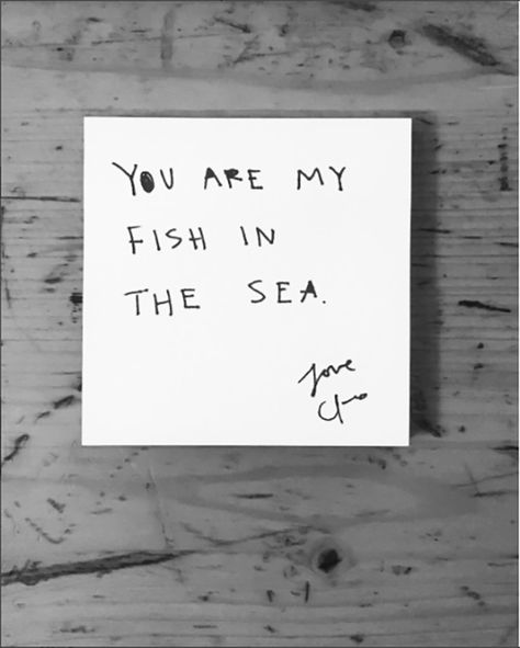 Of all the fish in the sea, you're my favorite one by far. | "You are my fish in the sea." — Cleo Wade Cleo Wade Quotes, Fish Quotes, Quotes Sea, Cleo Wade, Sea Quotes, Fish In The Sea, Fishing Quotes, You're My Favorite, You Are My Favorite