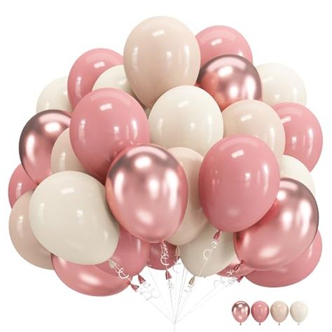 Blush Pink Balloons, Boho Balloons, Rose Gold Boho, Grad Party Decorations, Pink Balloons, 20th Birthday, Women Birthday, Wedding Party Decorations, Birthday Woman