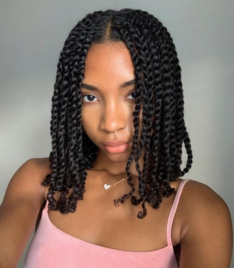 Try These Two Products To Get Super Moisturized Mini Twists - Emily CottonTop 4c Hair Care, Cabello Afro Natural, Tan Skin Blonde Hair, Protective Hairstyles For Natural Hair, Natural Hair Twists, 4c Natural Hair, Hair Twist Styles, 4c Hair, Girls Hairstyles Braids