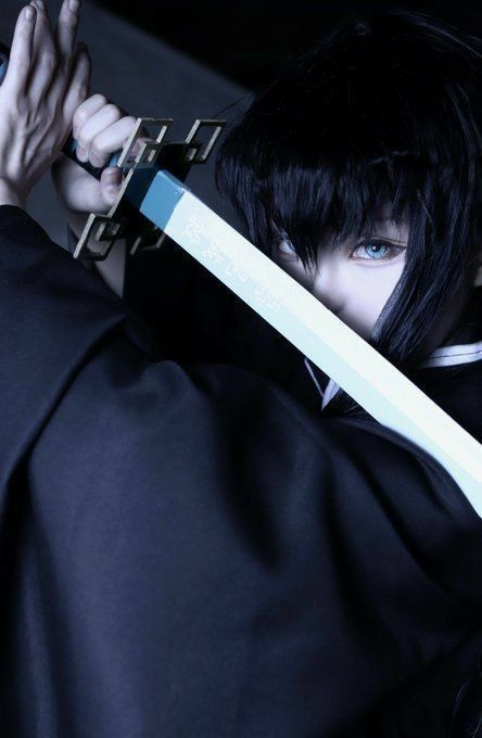 Tokito Cosplay, Muichiro Cosplay, Bandana Hairstyles For Long Hair, Kny Cosplay, Jimin Black Hair, Cosplay Tutorial, Gurren Lagann, Demon King Anime, Human Poses Reference