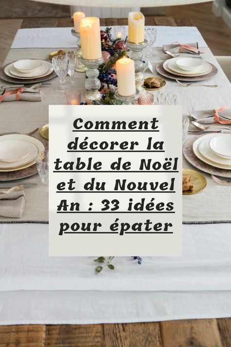 Les grands moments se déroulent toujours autour d’une table, surtout pendant les vacances de Noël. Nous vous présentons une sélection de nos meilleures tables. Vous aurez envie de tous les copier que ce soit pour Noël mais aussi pour le nouvel an. Classique, traditionnel, sophistiqué, rustique, minimaliste, nordique..., peu importe le style de décoration que vous préférez pour habiller votre table de Noël Deco Noel Table, Deco Table Noel Diy, Decoration Table Noel, Christmas Table Decorations Ideas, Deco Nouvel An, Decoration Buffet, Deco Table Noel, Noel Diy, Deco Table