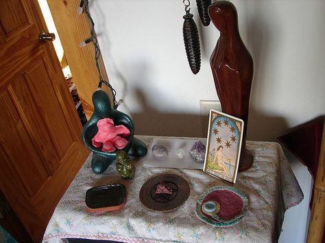 Birth Altar | Flickr - Photo Sharing! Shrine Inspiration, Birth Altar, Birth Space, Baby Blessing, Sacred Spaces, Women's Circle, Home Birth, Baby Belly, Space Ideas