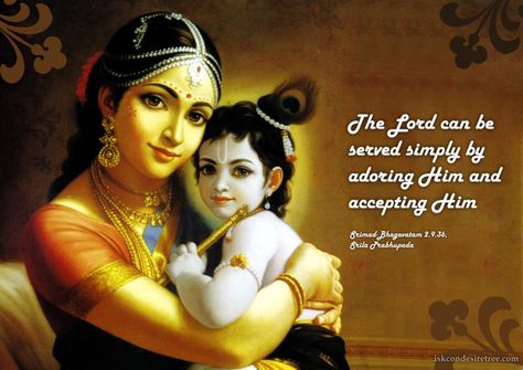 Serving The Lord  For full quote go to: http://quotes.iskcondesiretree.com/srila-prabhupada-on-serving-the-lord-2/  Subscribe to Hare Krishna Quotes: http://harekrishnaquotes.com/subscribe/  #ServingTheLord, #SupremeLord Janmashtami Wallpapers, Yashoda Krishna, Art Krishna, Bal Krishna, Little Krishna, Baby Krishna, Divine Mother, Lord Krishna Wallpapers, Krishna Janmashtami