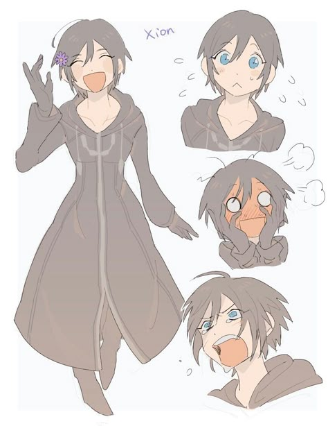 Xion || Kingdom hearts || by popo Rokushi Kingdom Hearts, Xion Kingdom Hearts Fanart, Kingdom Hearts Xion, Xion Kingdom Hearts, Organization 13, Kairi Kingdom Hearts, Kingdom Hearts Funny, Sun Child, Kingdom Hearts Characters