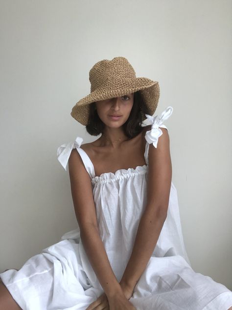 The Best Mood-Boosting, All-Australian Buys For Spring, According To A Fashion Editor - Grazia Sunhat Outfit, Heavy Dresses, Hair Sale, Fashion Editor, Summer Accessories, Wool Hat, Beauty Inspiration, Hat Sizes, How To Feel Beautiful