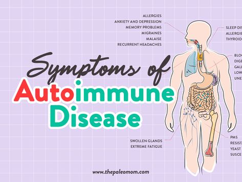 Autoimmune Disease Symptoms, The Paleo Mom, Paleo Mom, Nerve Health, Sjogrens Syndrome, Graves Disease, Disease Symptoms, Autoimmune Disorder, Thyroid Health