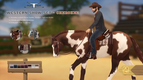 Sims Horses, Barbie Pony, Tumblr Sims 4, Tack Sets, Horse Ranch, Game Pictures, Game Ideas, Ts4 Cc, Sims Mods