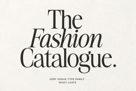 The Very Vogue Serif in action. by Nicky Laatz on Dribbble Soft Fonts, Nicky Laatz, Font Idea, Magazine Fonts, Timeless Font, Classy Fonts, Free Commercial Fonts, Trendy Fonts, Family Magazine