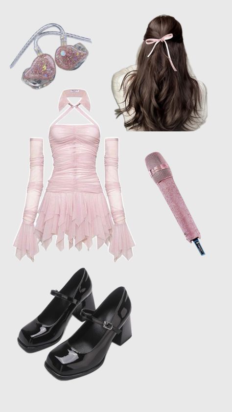 Performance Outfit Dance, Outfits For Performing On Stage, Tour Outfits Fame Dr, Singer Outfits On Stage Ideas, Cute Performance Outfits, Kpop Dr Soloist Outfits, Singers Outfits On Stage, Soloist Outfits Kpop, Preformance Outfits Singer