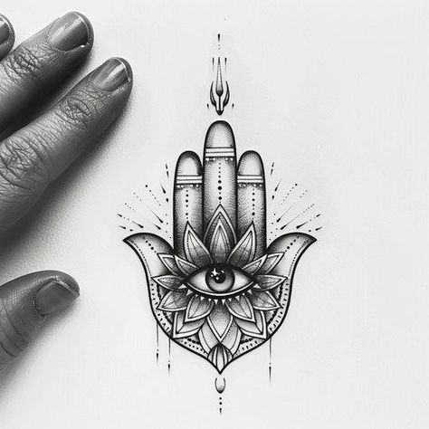 Bold Hamsa Tattoo Flash Set Astronomical Tattoo, Fairy Tale Tattoo, Hamsa Hand Tattoo, Third Eye Tattoos, Cyberpunk Tattoo, Hamsa Tattoo, Sacred Geometry Tattoo, Perfect Tattoo, Geometry Tattoo