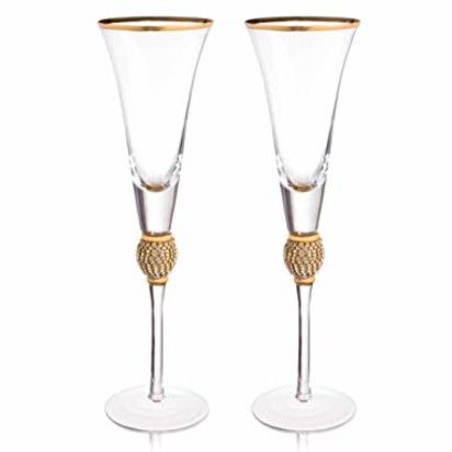 Danielle & Gregory Price - Blueprint Glasses With Gold Rim, Wedding Glassware, Toasting Glasses, Wedding Champagne, Champagne Flute Set, Toasting Flutes, Red Wine Glasses, Champagne Wedding, Black Gift Boxes