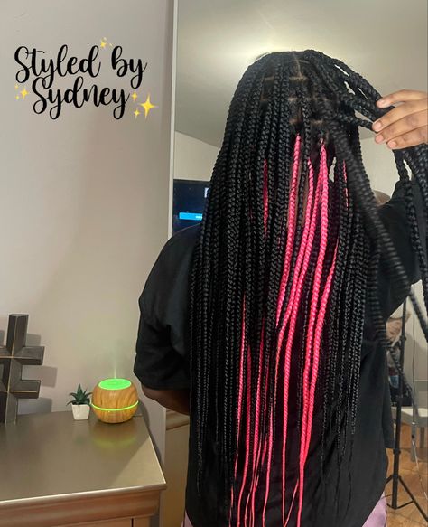 #peekaboo #blackgirl #blackgirlhairstyle #boxbraids #pinkboxbraids #pink #peekaboobraids Pink Braids Peekaboo, Peekaboo Braids Pink, Pink Cornrows Braids, Pink Peekaboo Braids, Peekaboo Box Braids, Peak A Boo Hair, Pink Peekaboo Hair, Pink Box Braids, Peekaboo Braids