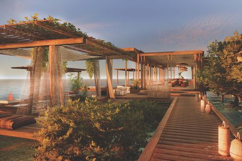 A New Luxury Hotel Is Opening in Belize With a Private Island and a Secret Beach on Ambergris Caye Mayan Architecture, Six Senses, Ambergris Caye, Hotel Plan, Mangrove Forest, Belize Travel, Hotel Amenities, Secret Beach, Resort Villa