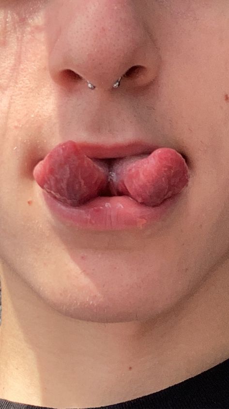 Tongue Cut In Half, Split Tongue Aesthetic, Tongue Split, Split Tongue, Darkest Dungeon, Diet Drinks, Body Modification, Piercing Ideas, Aesthetic Boy