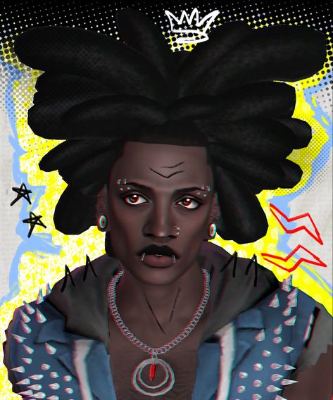 Sims 4 Cc Hobie Brown, Sims 4 Black Male Maxis Match Cc, Hobie Brown Sims 4, Spiderverse Sims 4 Cc, Sims 4 Spiderman Cc, Cc Packs, Sims 4 Black Hair, Nuh Uh, Sims Packs